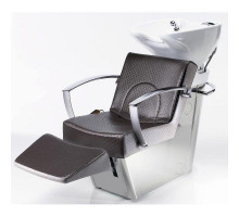 Мойка парикмахерская SESTO SENSO PRO SHIATSU-CONTOUR aluminium