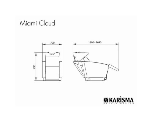 Мойка парикмахерская MIAMI CLOUD JET MASSAGE