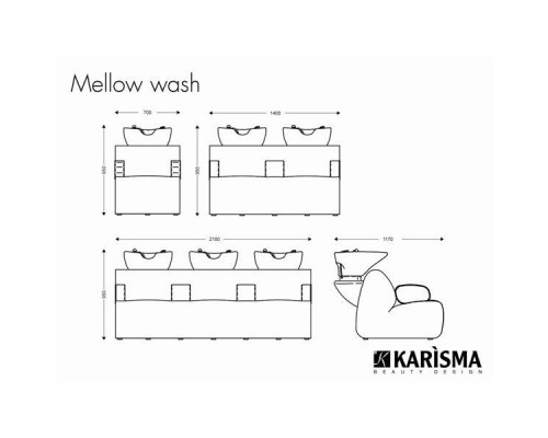 Мойка парикмахерская MELLOW WASH 3