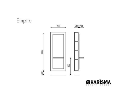 Зеркало парикмахерское EMPIRE, K676