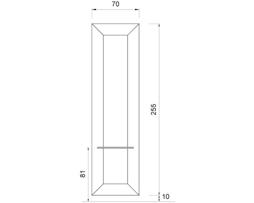 Зеркало парикмахерское EMPIRE, GFE0010PO