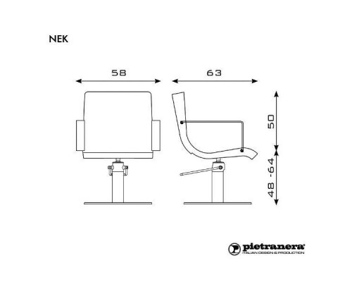 Кресло парикмахерское NEK